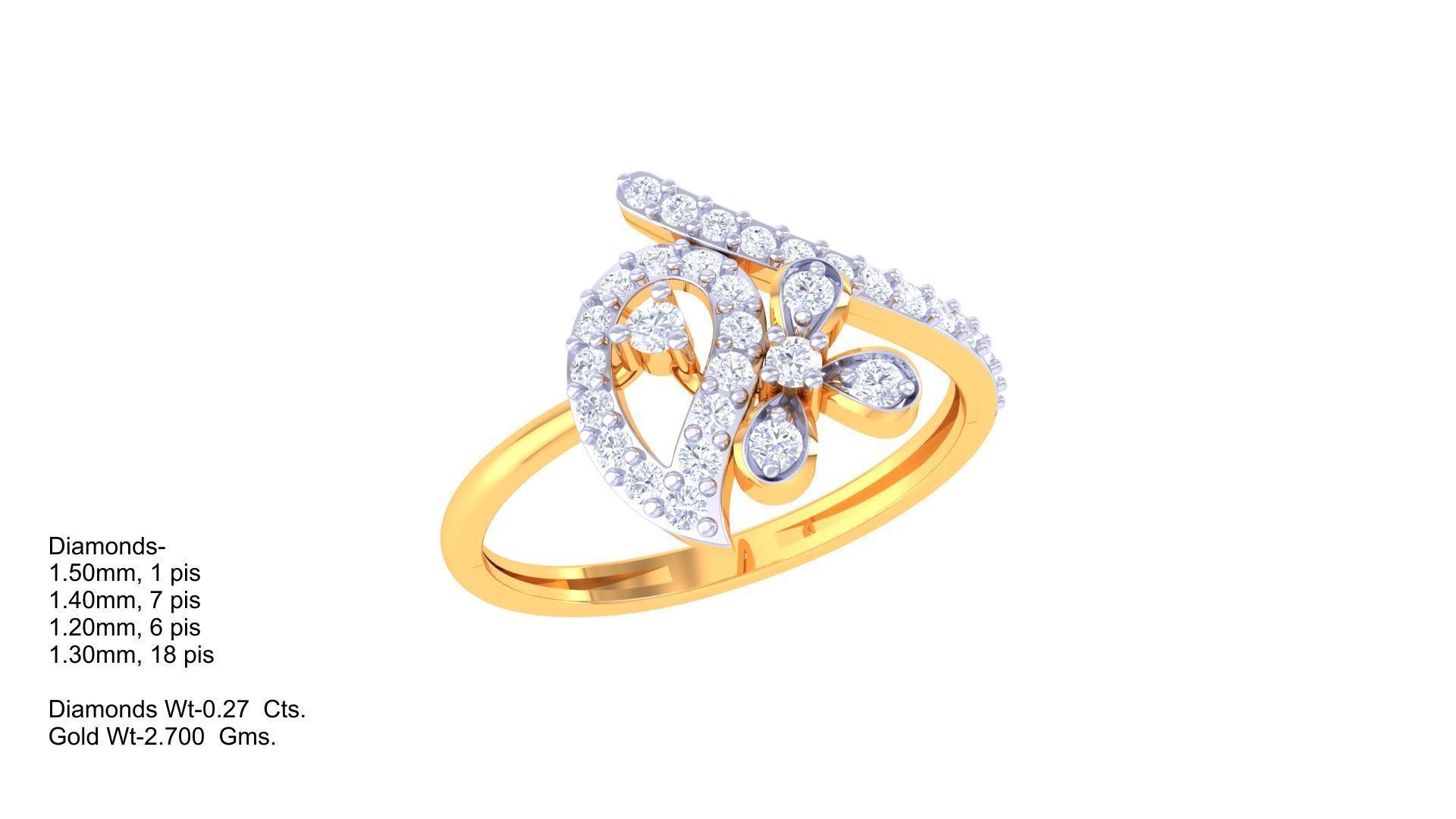 Diamond Ring - 16 3D print model_1