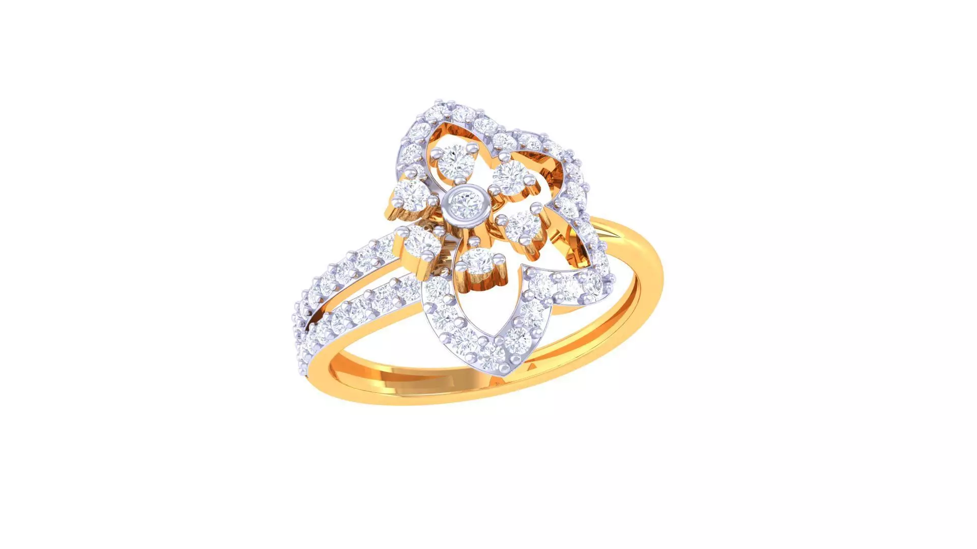 Diamond Ring - 13 3D print model_0