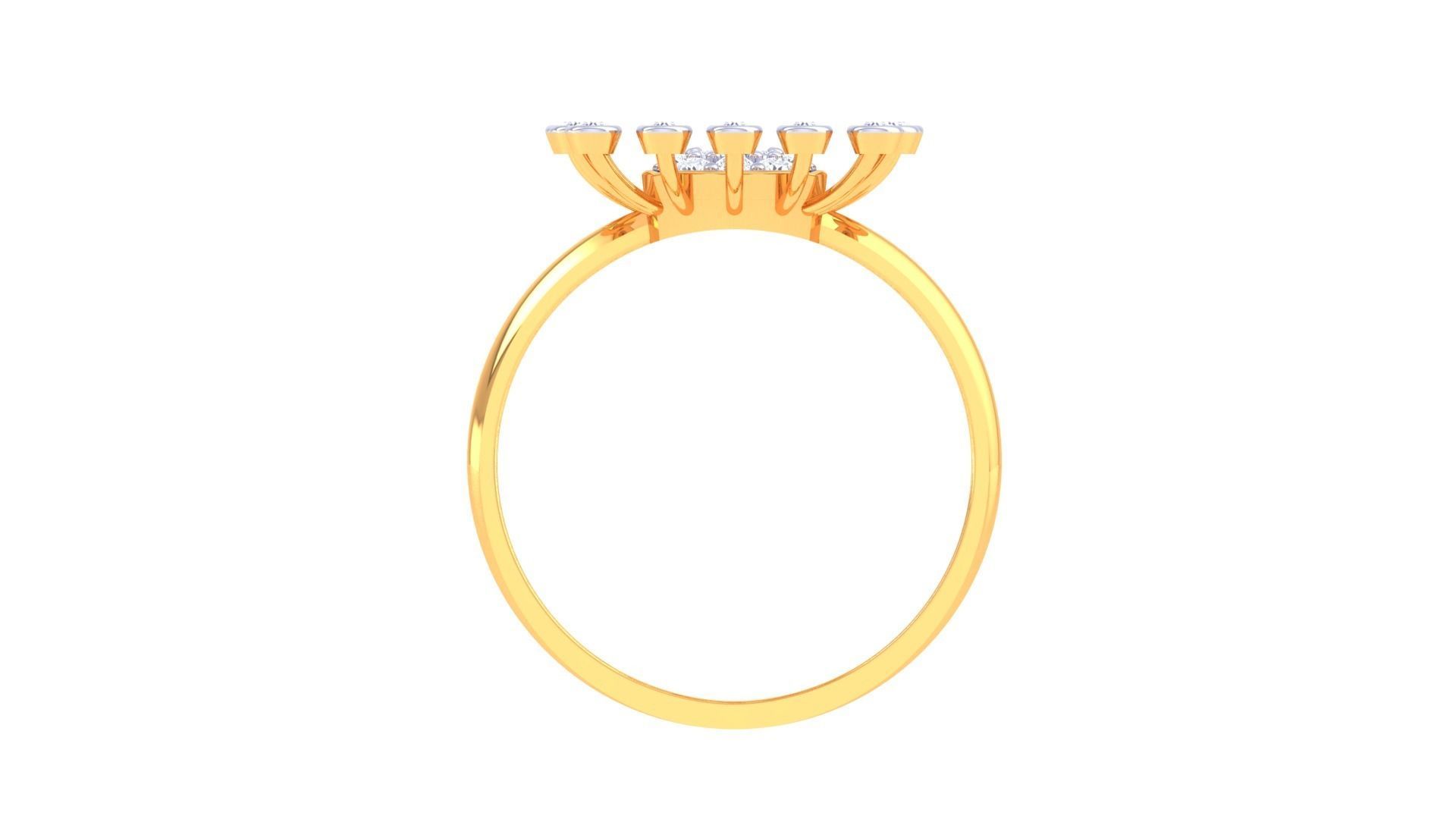 Diamond Ring - 118 3D print model_3