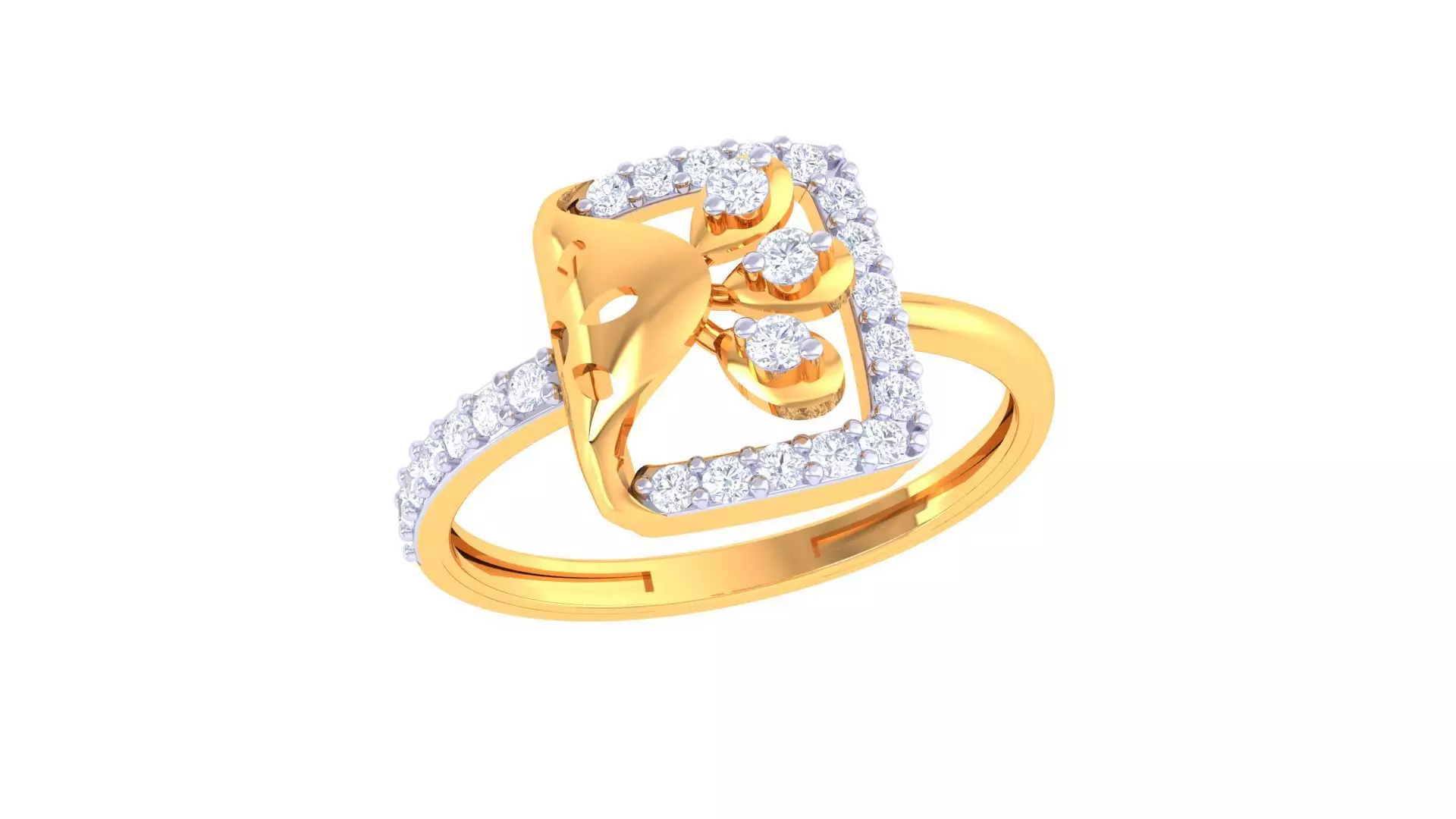 Diamond Ring - 112 3D print model_0