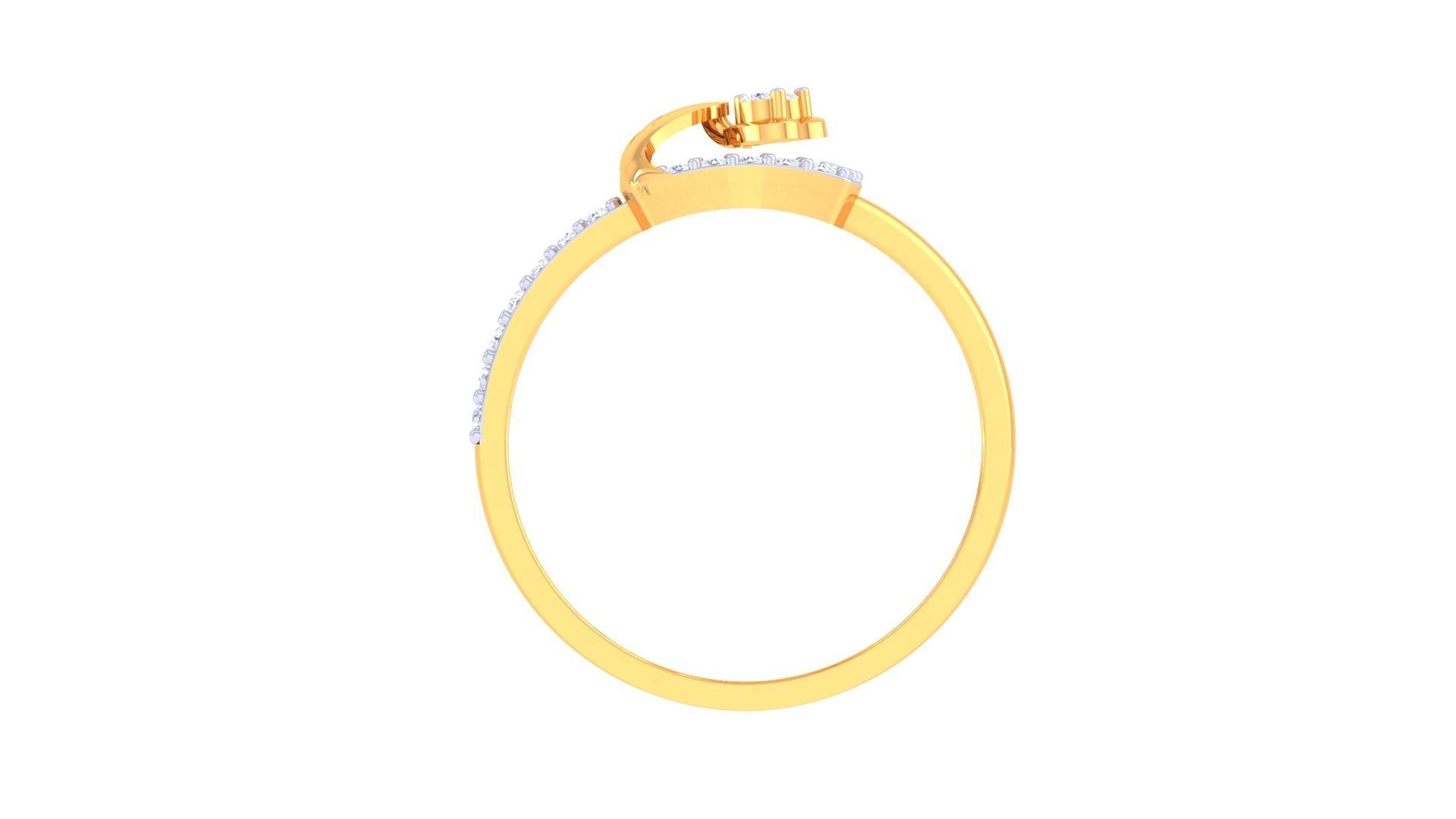 Diamond Ring - 112 3D print model_3