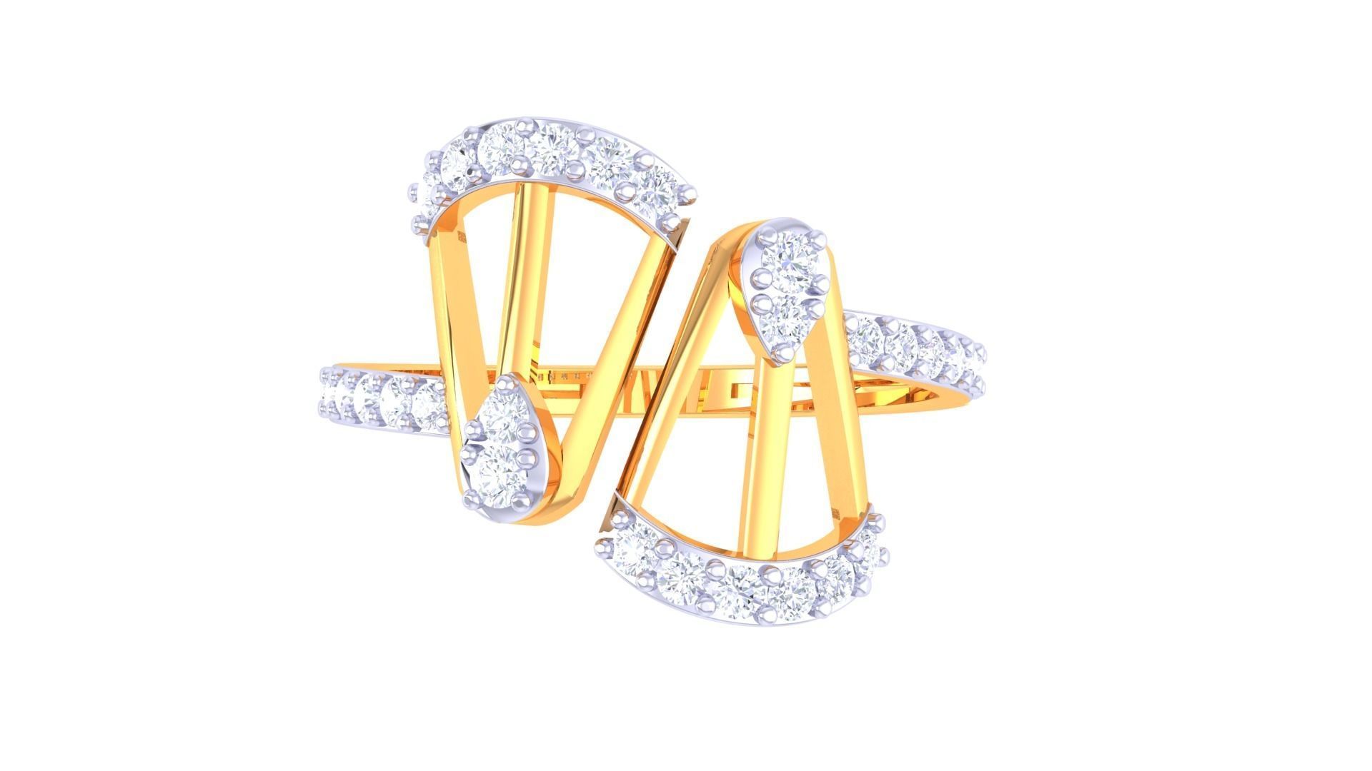 Diamond Ring - 104 3D print model_2