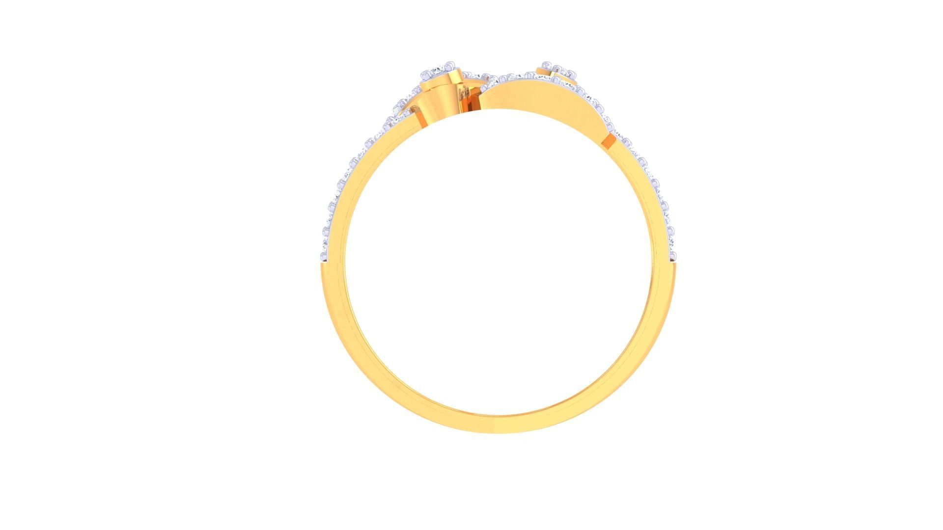 Diamond Ring - 104 3D print model_3