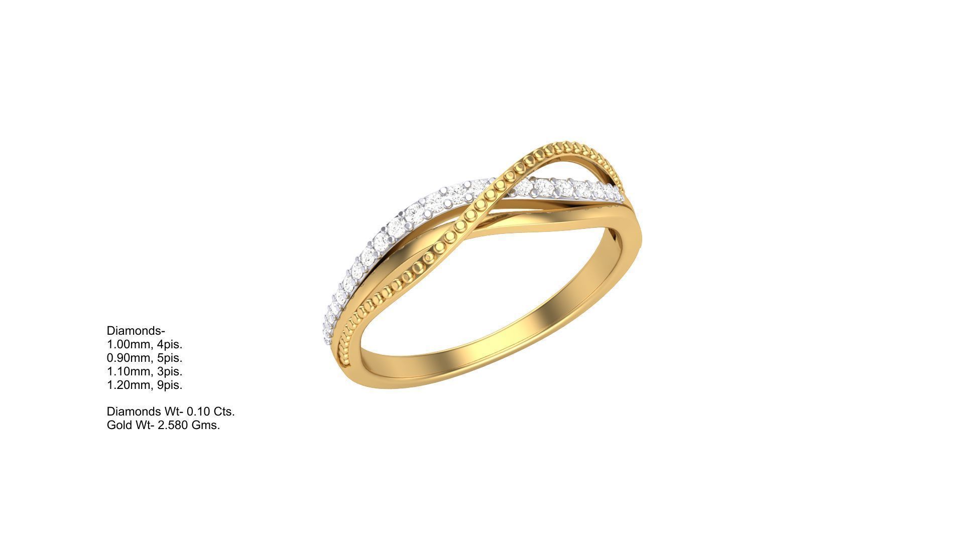 Delicate Ring - 11 3D print model_1