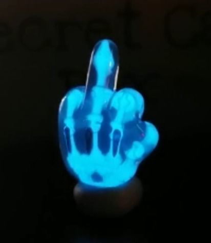 Mickey Mouse hand middle finger 3D print model_1