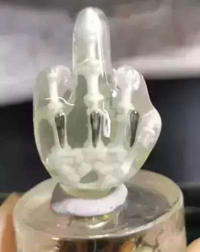 Mickey Mouse hand middle finger 3D print model