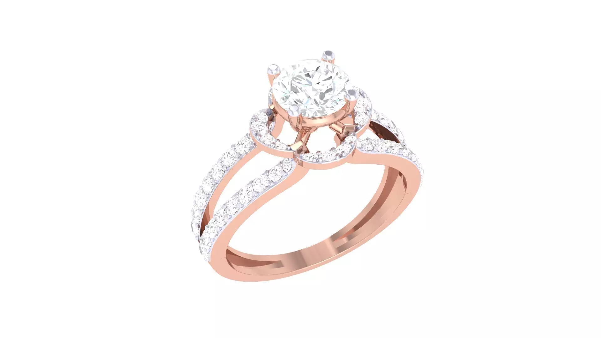 Solitaire Ring - 30 3D print model_0