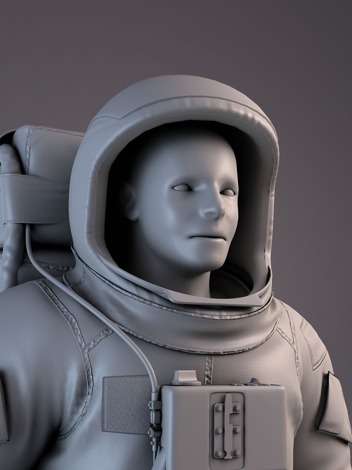 MOON NASA astronaut studio 3dsmax vray 3D model_24