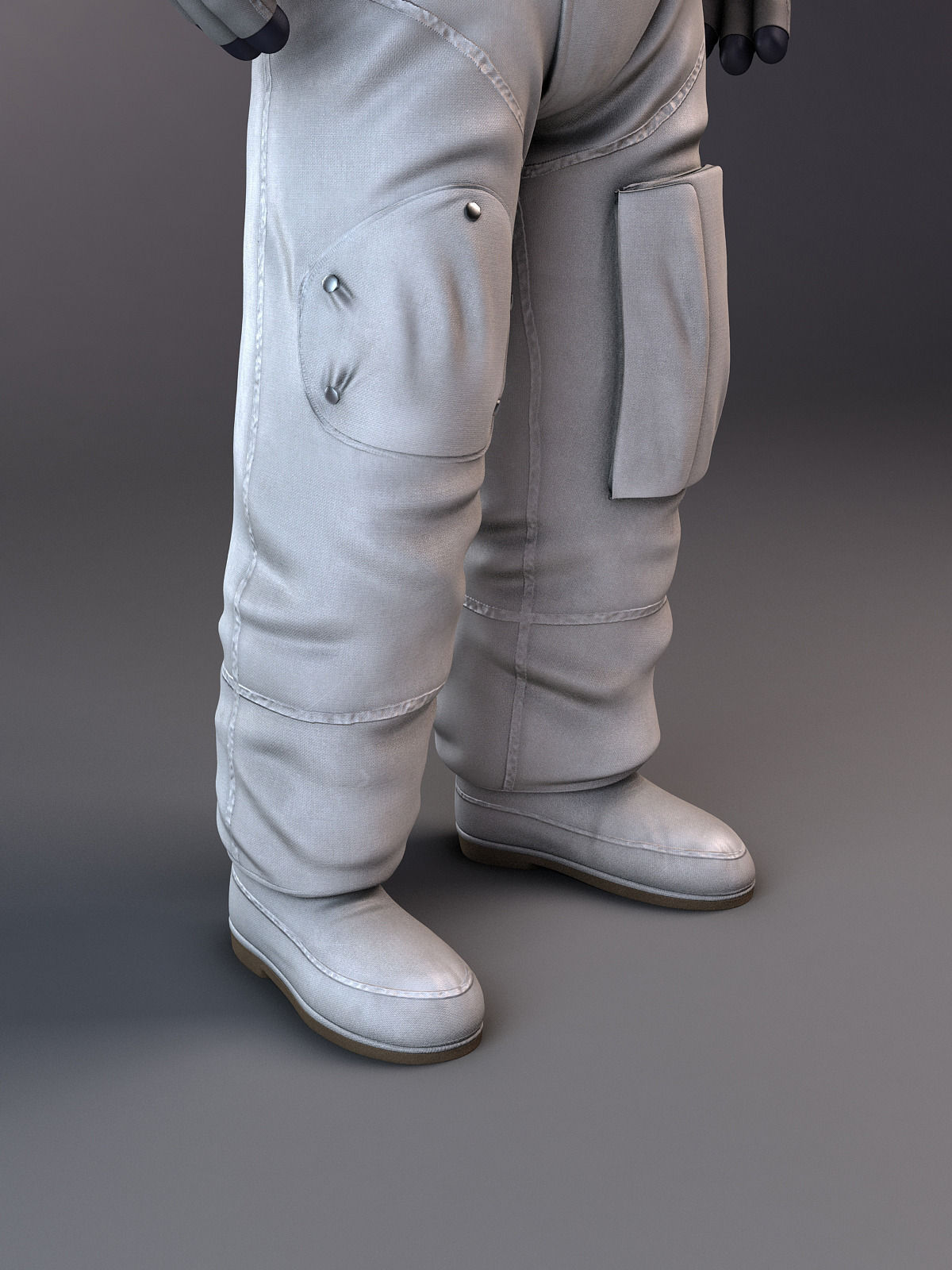 MOON NASA astronaut studio 3dsmax vray 3D model_12