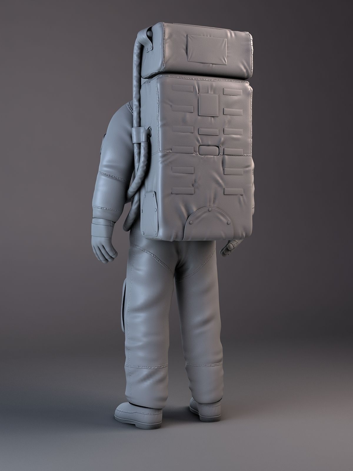 MOON NASA astronaut studio 3dsmax vray 3D model_21