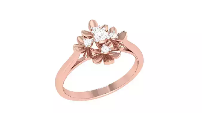 Delicate Ring - 1 3D print model