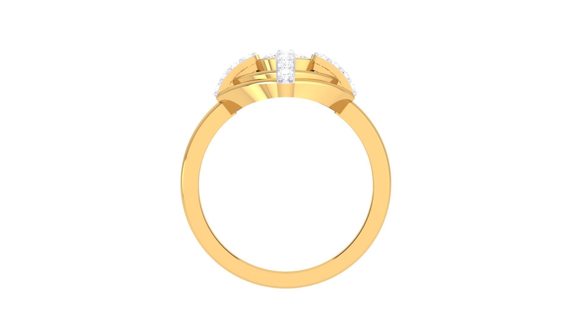 Diamond Ring - 2 3D print model_3