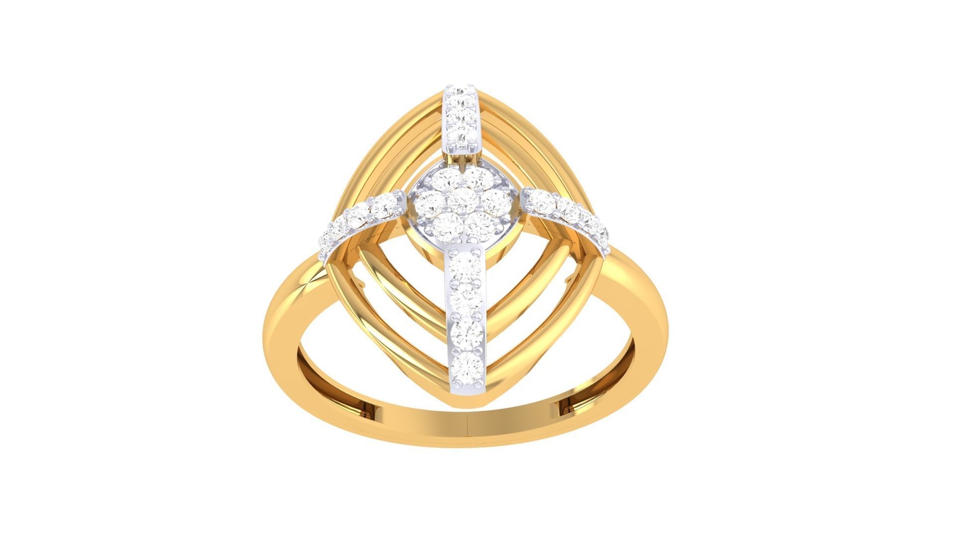 Diamond Ring - 2 3D print model_2