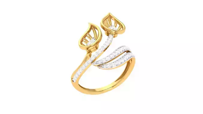 Delicate Ring - 15 3D print model