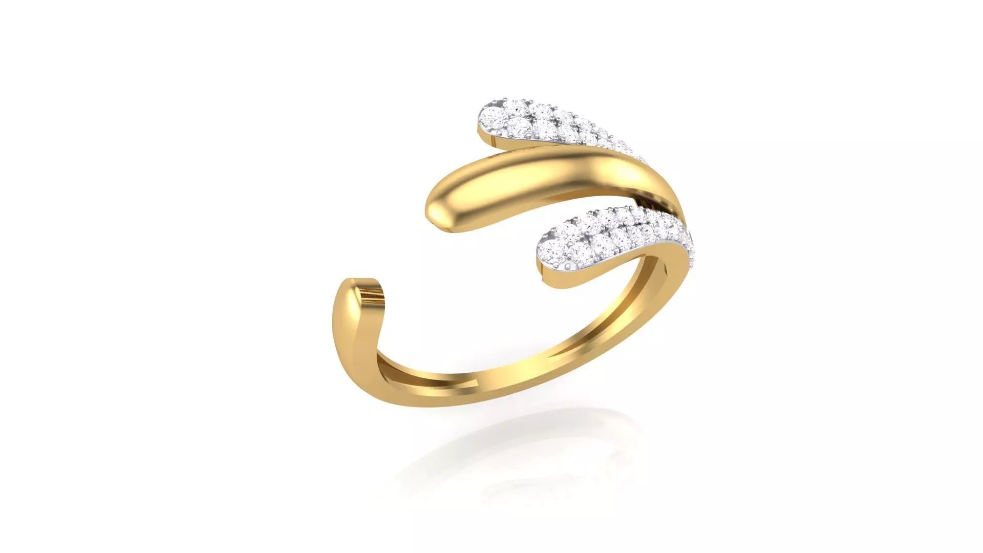 Delicate Ring - 68 3D print model_0