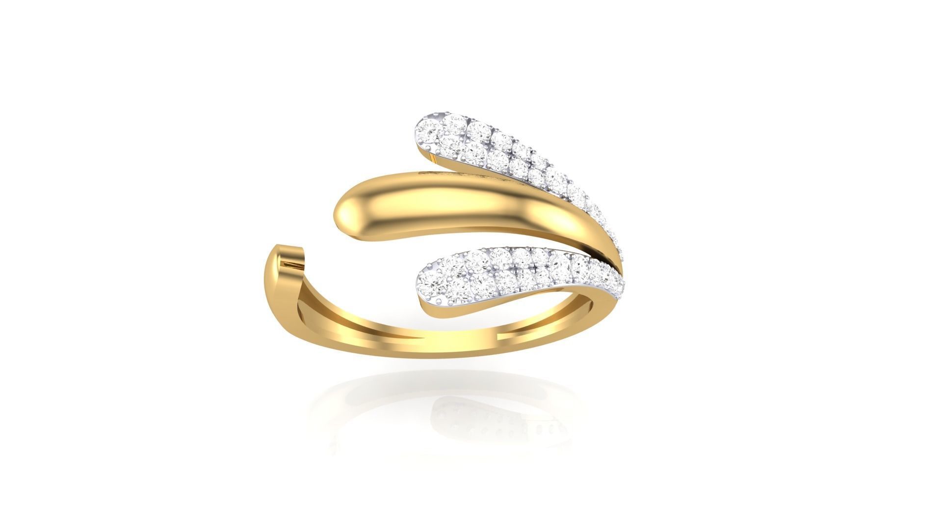 Delicate Ring - 68 3D print model_2