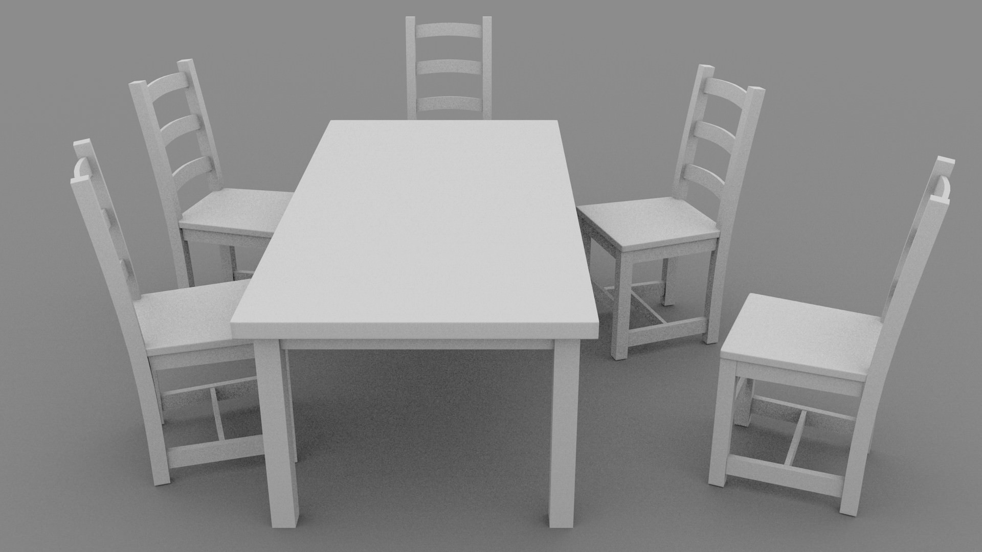 Table pack 3D model_2