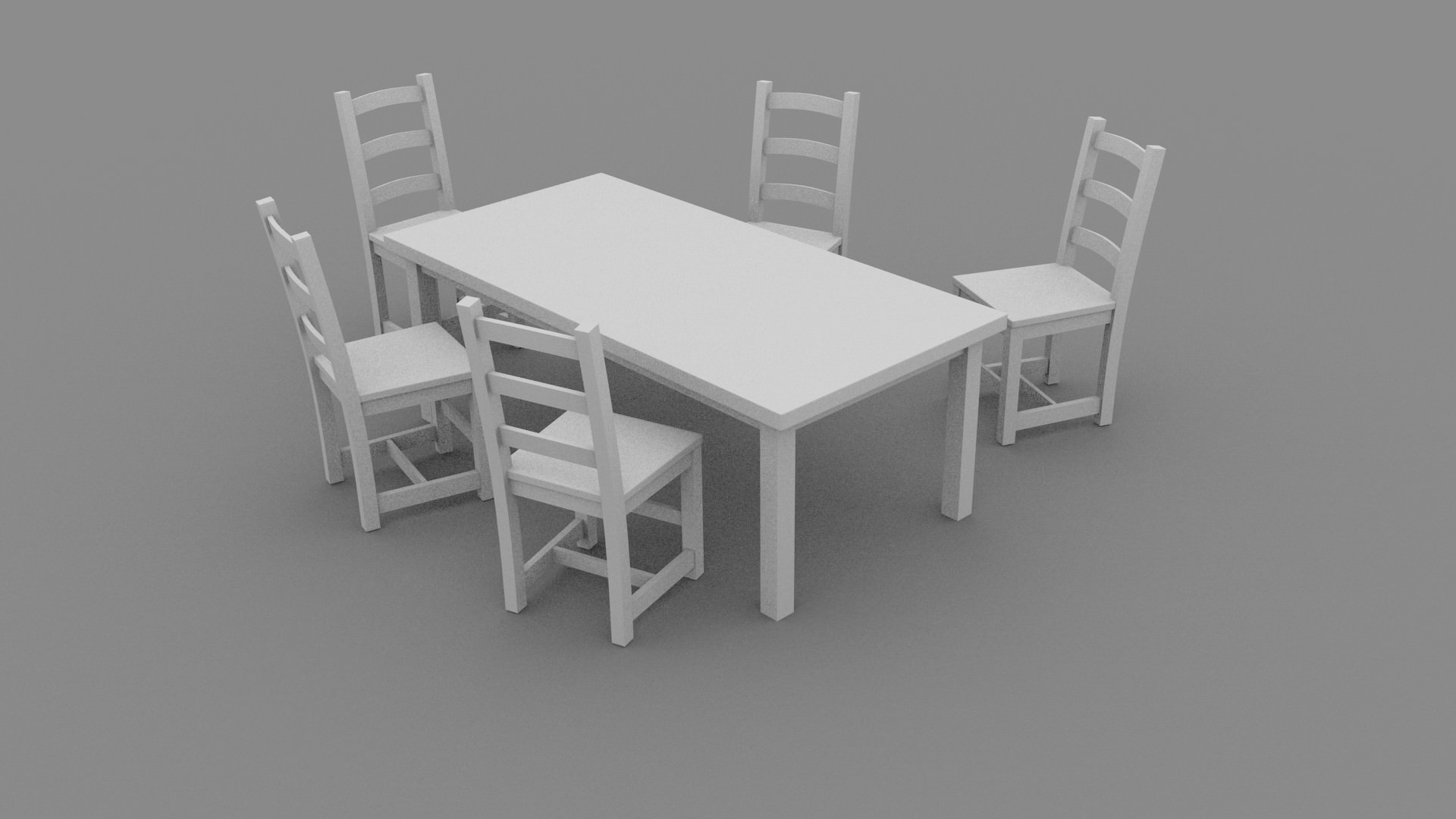Table pack 3D model_3