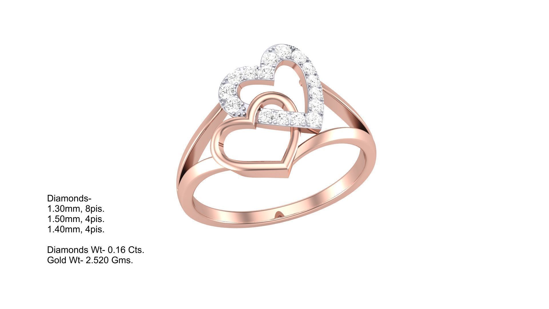 Delicate Ring - 49 3D print model_1