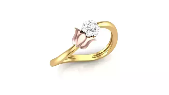 Delicate Ring - 22 3D print model