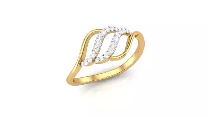 Delicate Ring - 19 3D print model