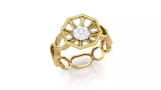 Delicate Ring - 10 3D print model