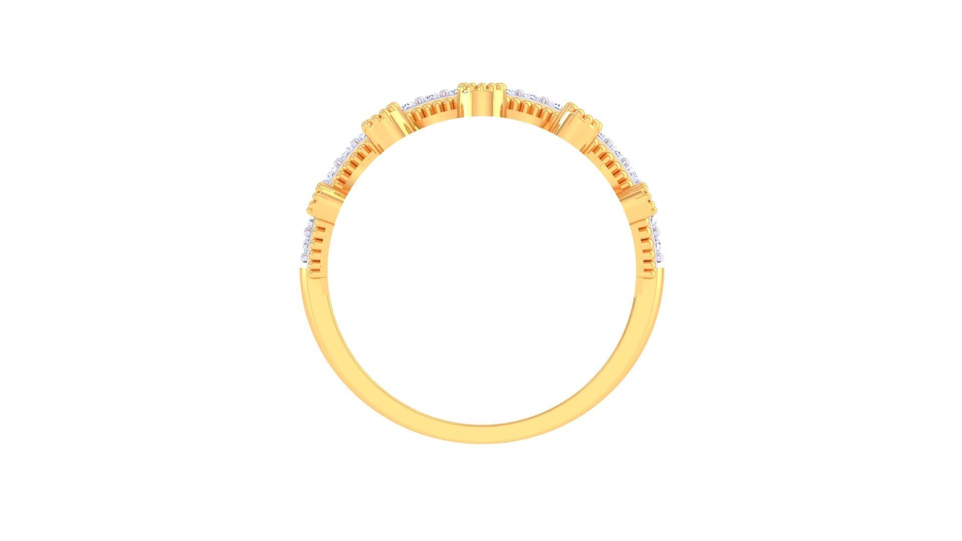 Crown Ring - 6 3D print model_3