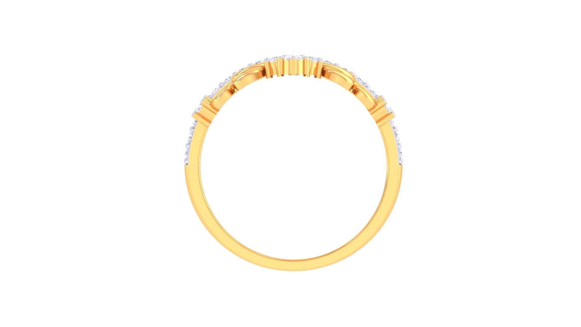 Crown Ring - 1 3D print model_3