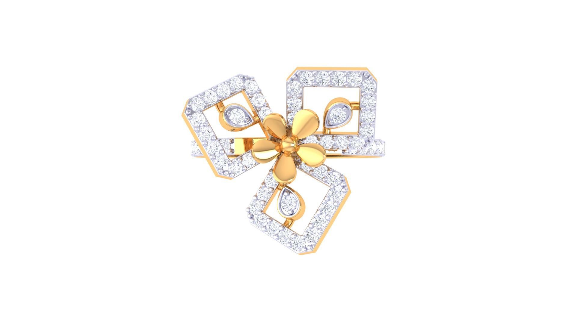 Cocktail Ring - 4 3D print model_2