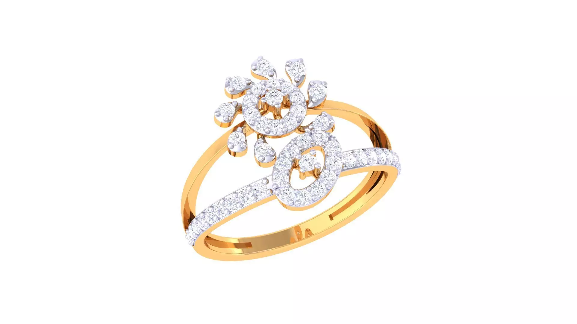 Diamond Ring - 39 3D print model_0