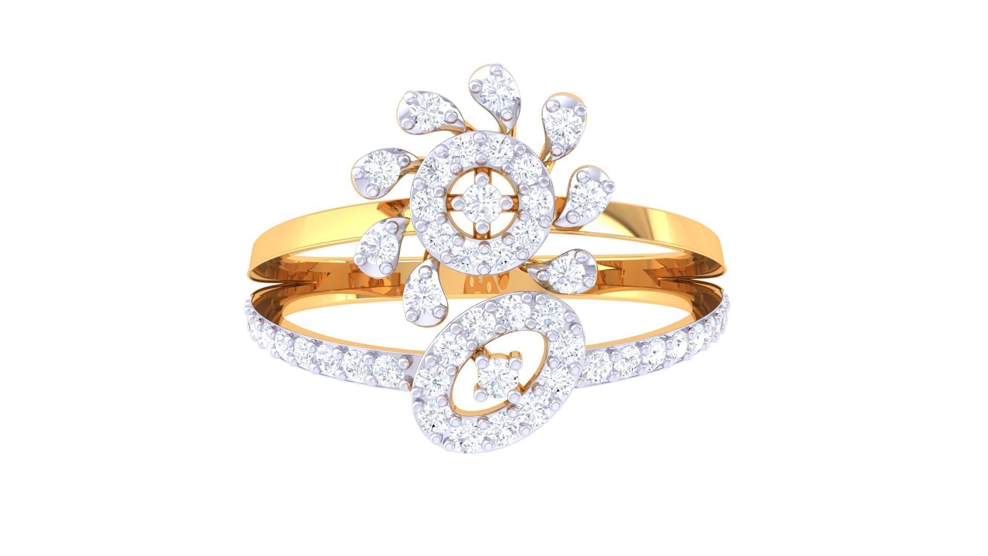 Diamond Ring - 39 3D print model_2