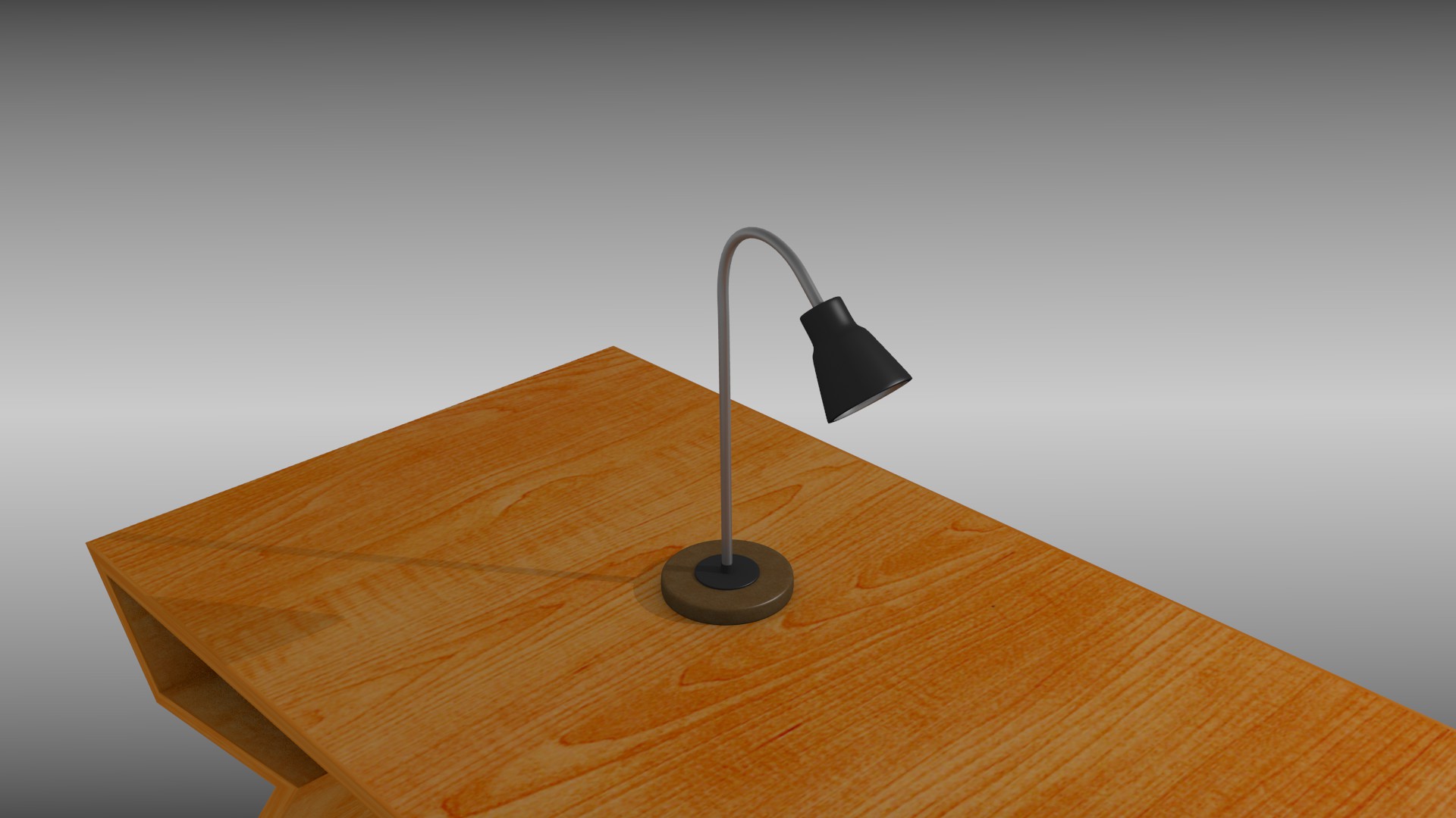 Desk lamp 3D model_3