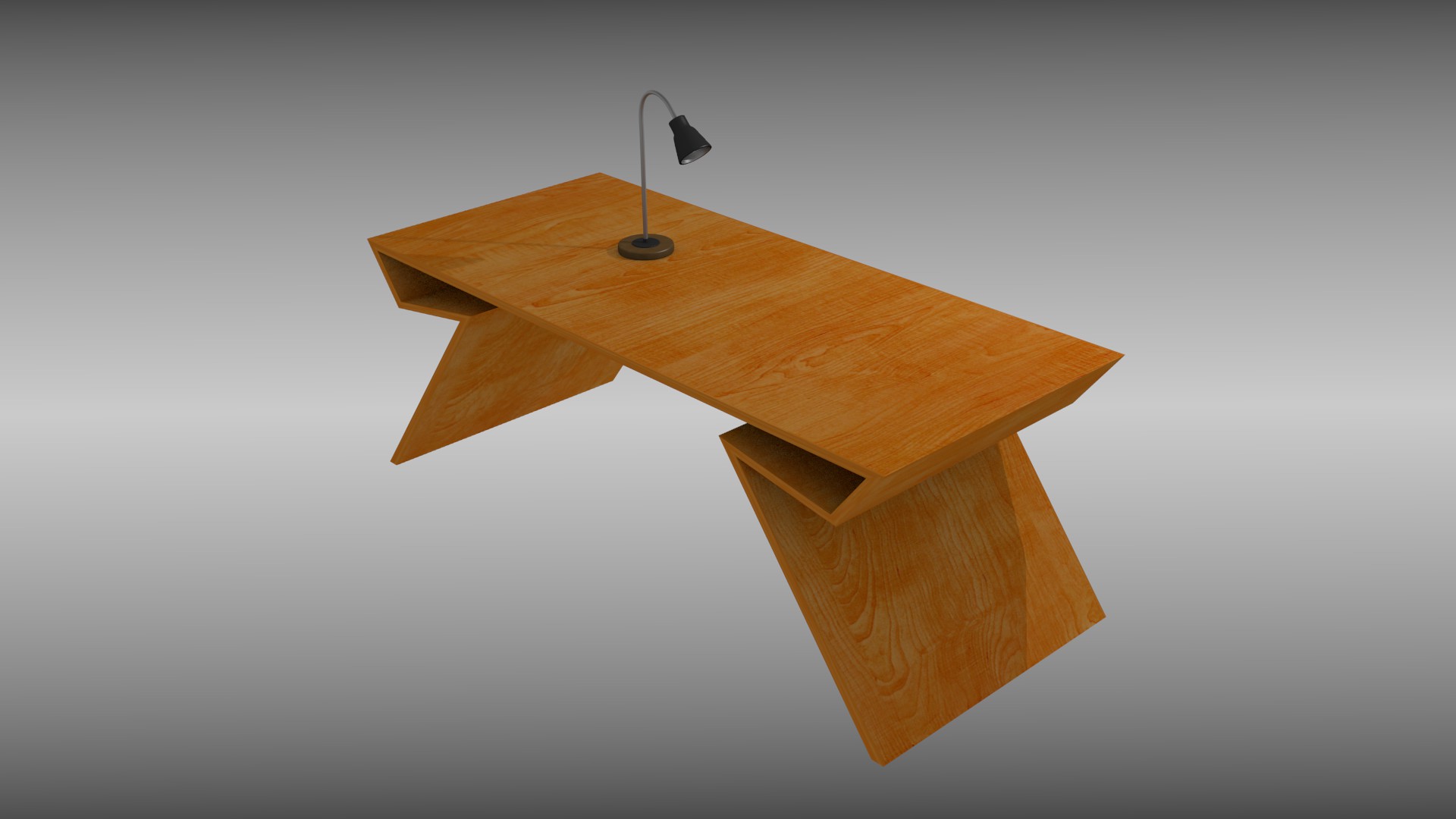 Desk lamp 3D model_2