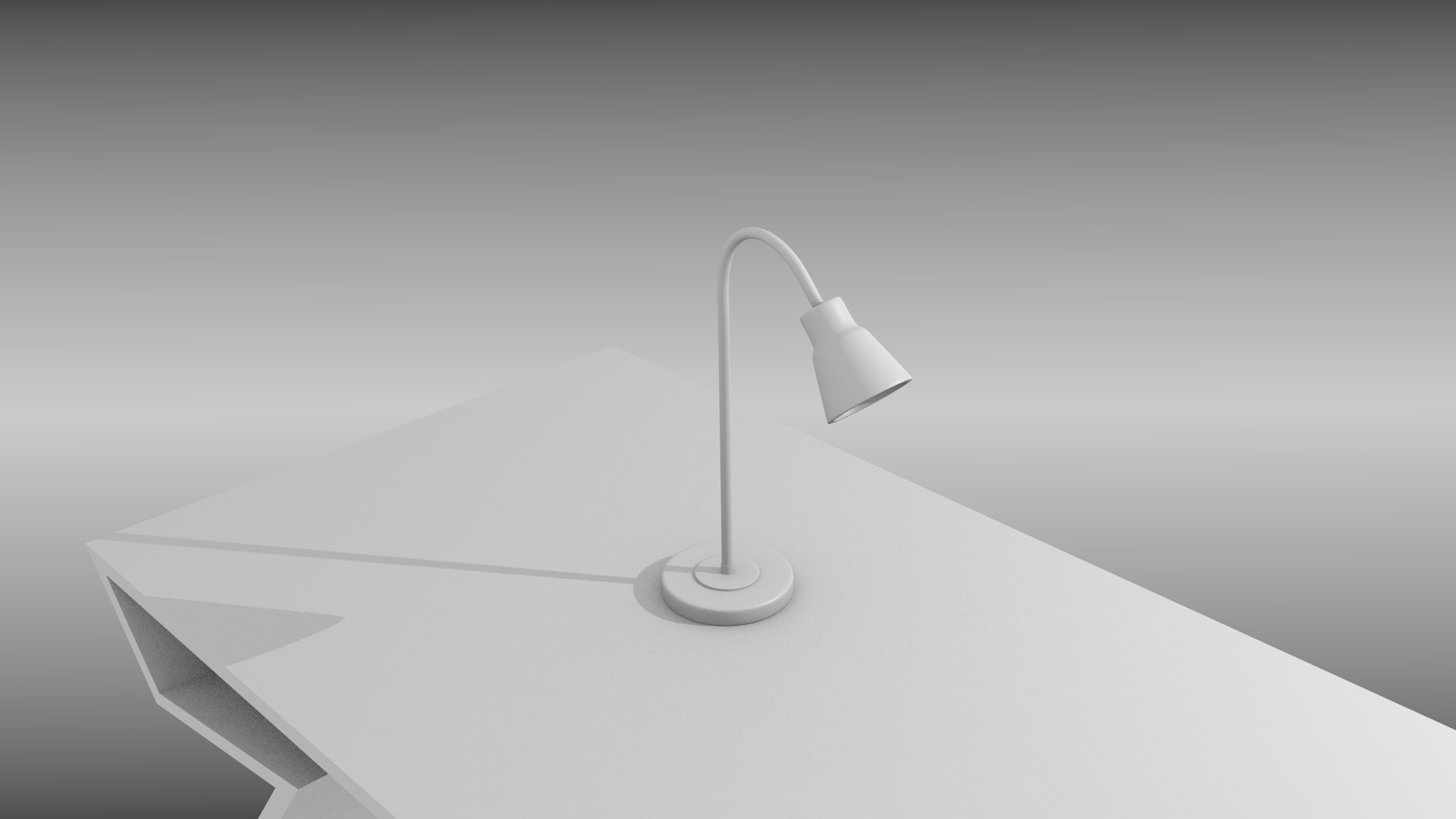 Desk lamp 3D model_4