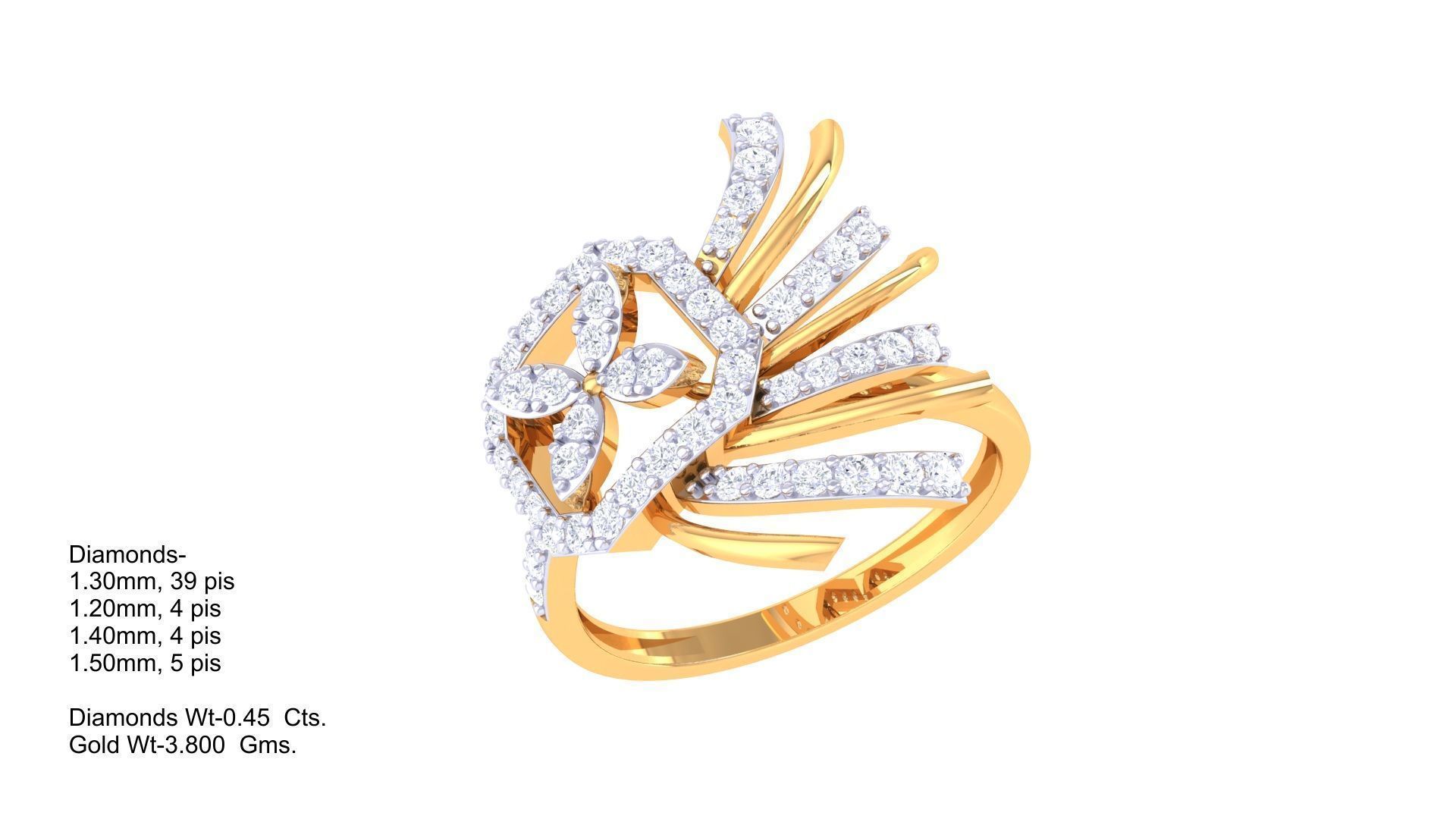 Diamond Ring - 27 3D print model_1