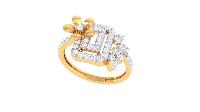 Diamond Ring - 22 3D print model