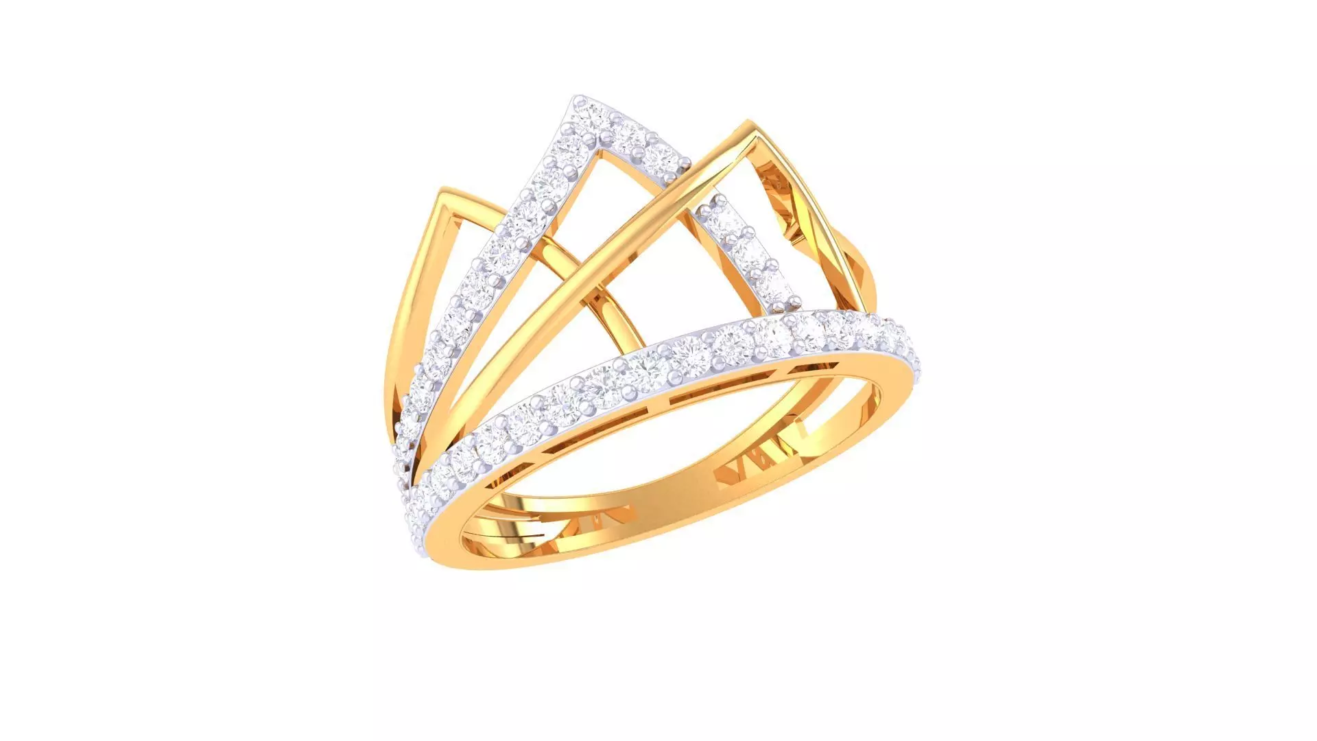 Diamond Ring - 19 3D print model_0