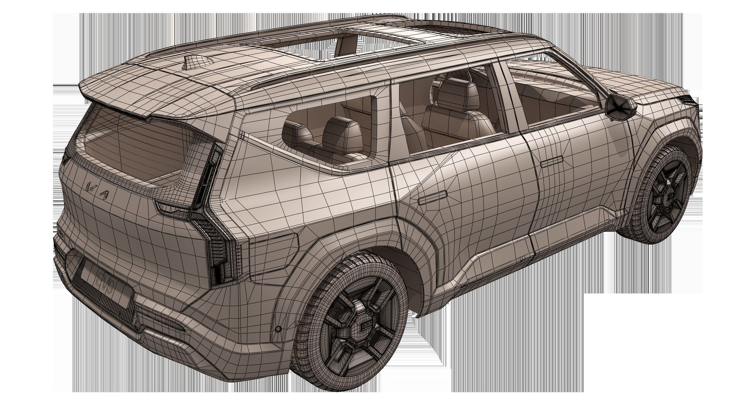 Kia EV9 2024 3D model_17