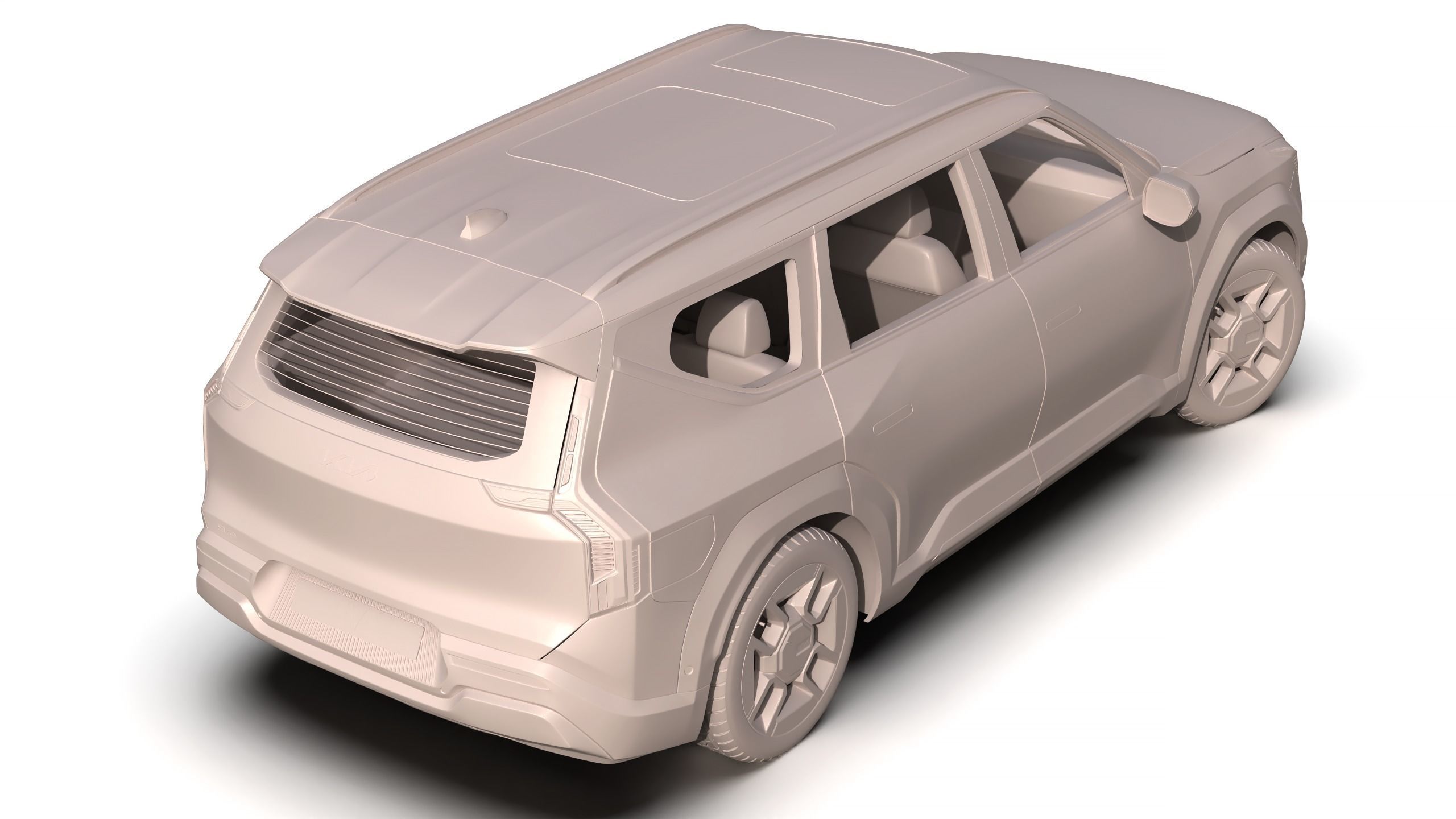 Kia EV9 2024 3D model_11