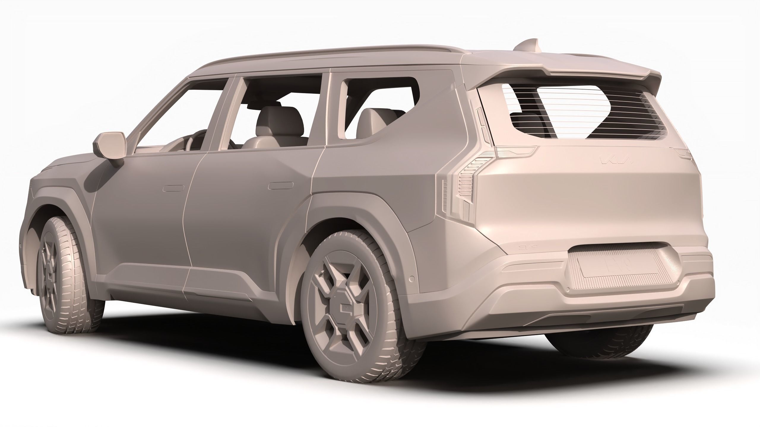 Kia EV9 2024 3D model_10