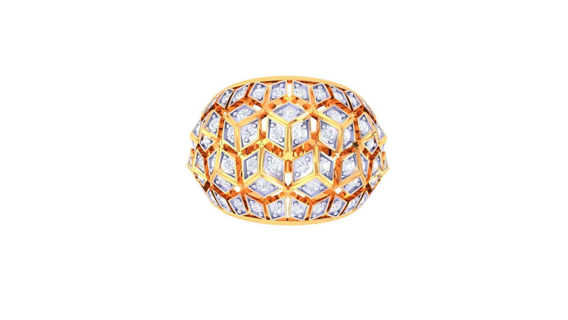 Cocktail Ring - 40 3D print model_2