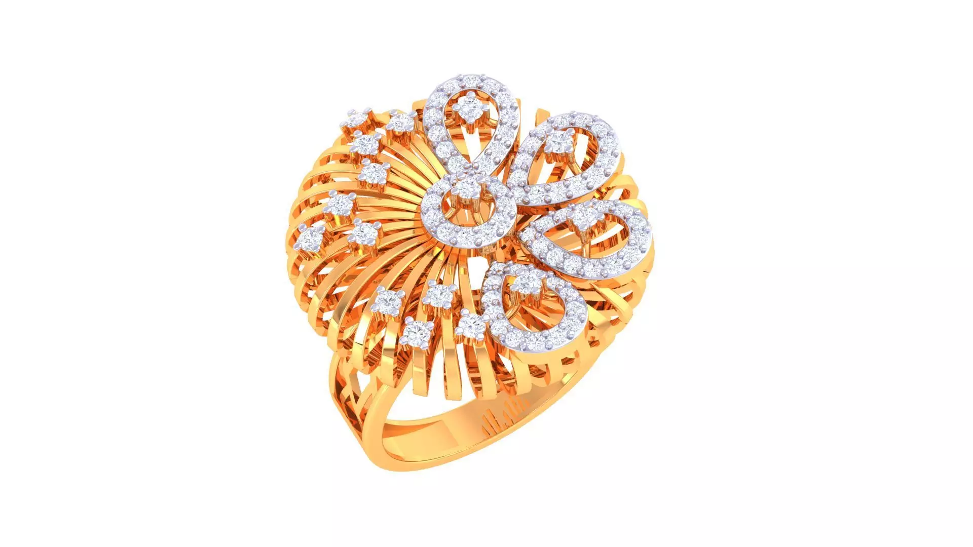 Cocktail Ring - 38 3D print model_0