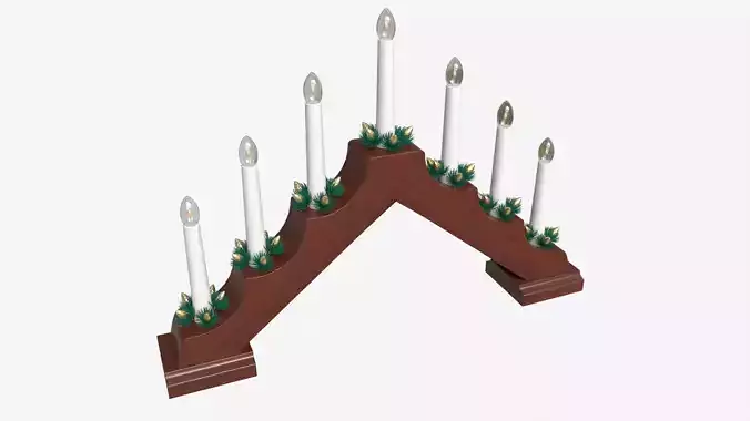 Advent 7-light Candlestick Arc 01