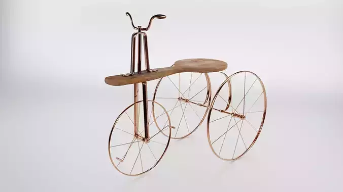 Antique tricycle