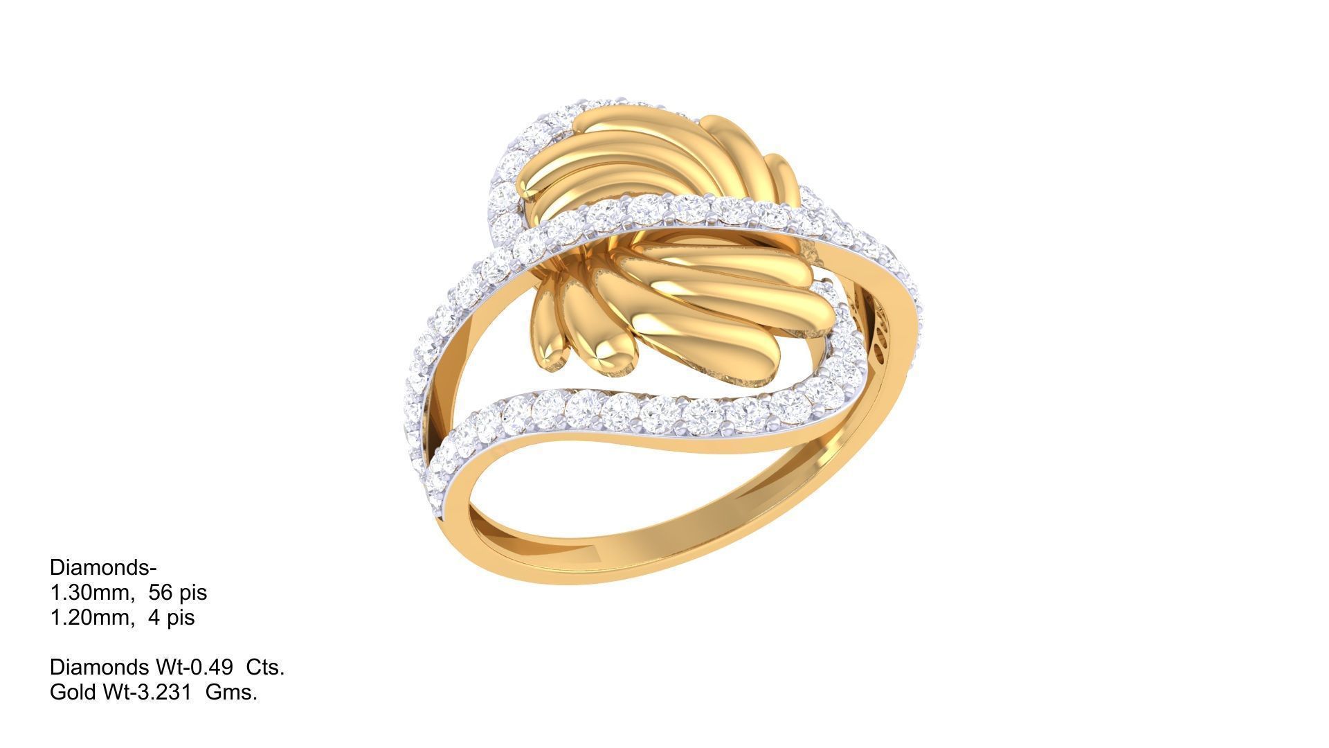 Diamond Ring - 8 3D print model_1