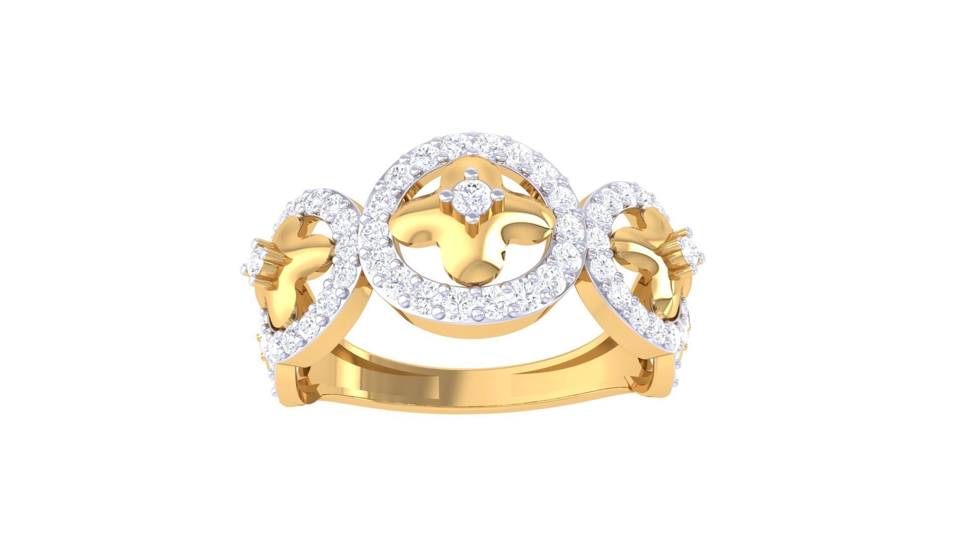 Diamond Ring - 6 3D print model_2