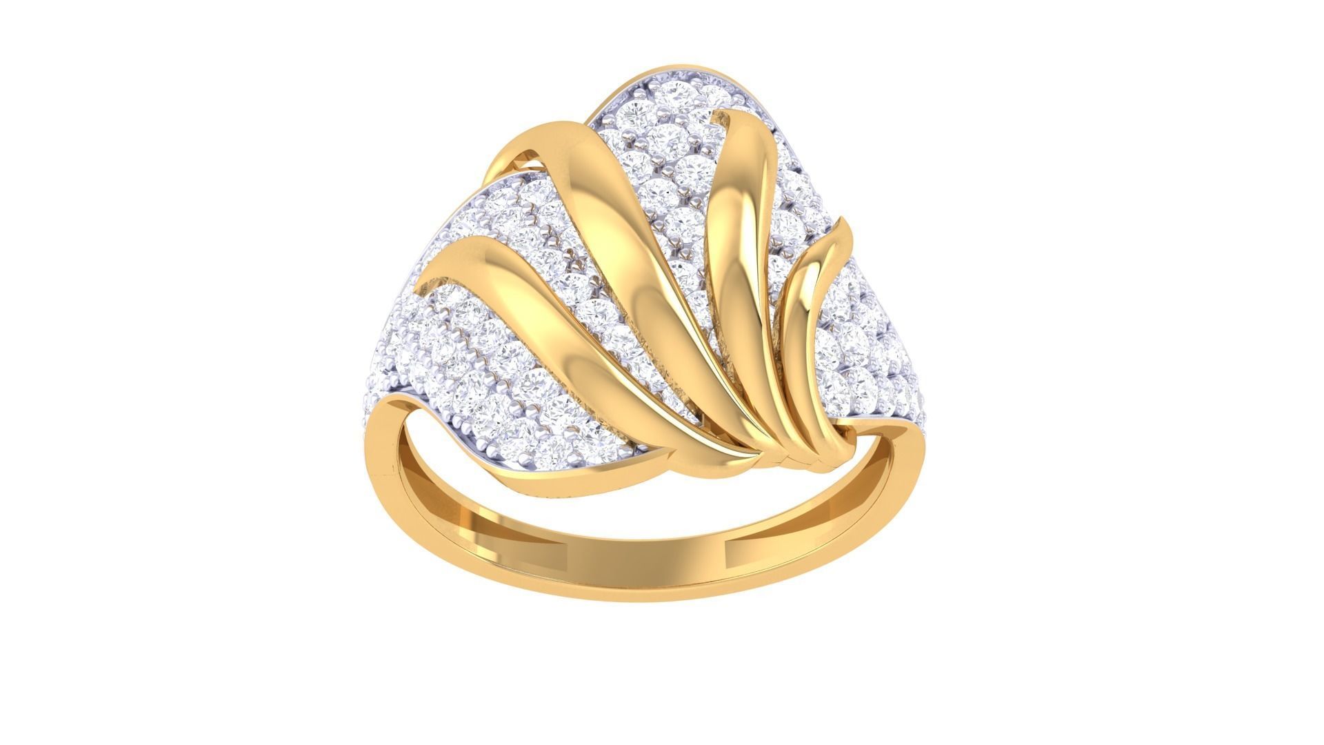 Cocktail Ring - 50 3D print model_2