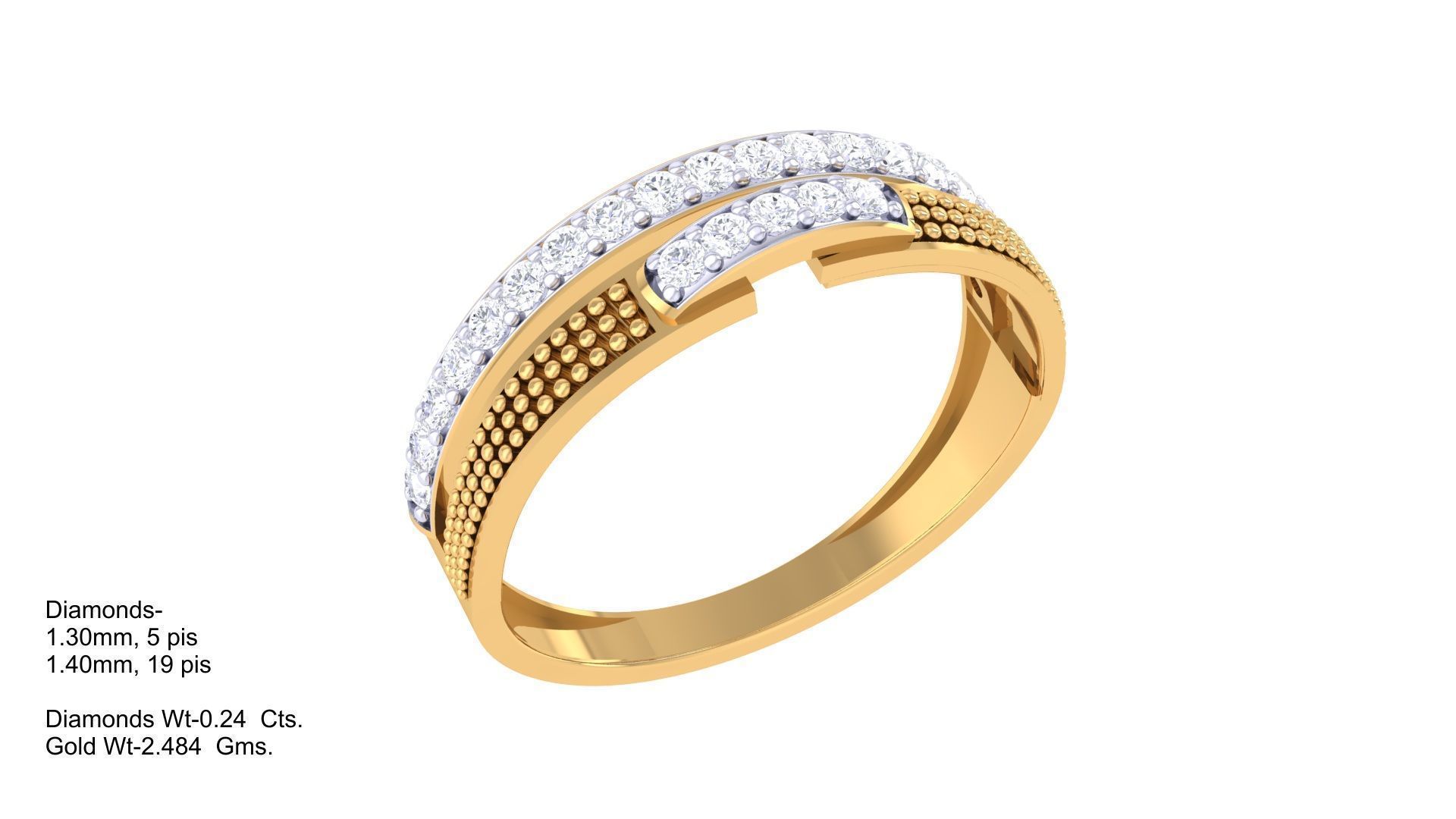 Delicate Ring - 32 3D print model_1