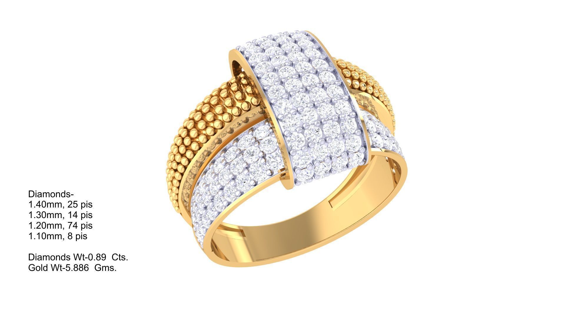 Cocktail Ring - 28 3D print model_1