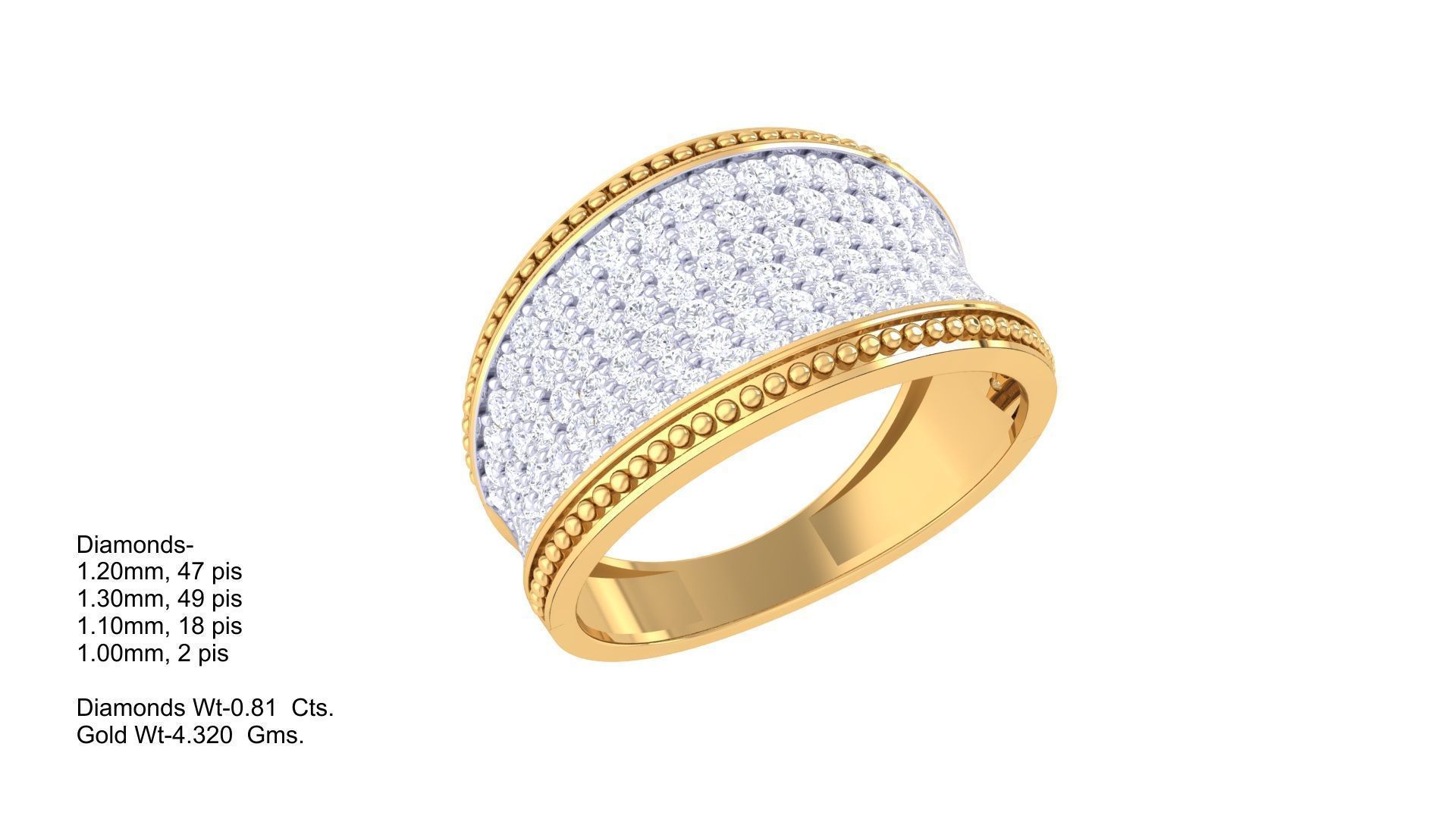 Diamond Ring - 27 3D print model_1